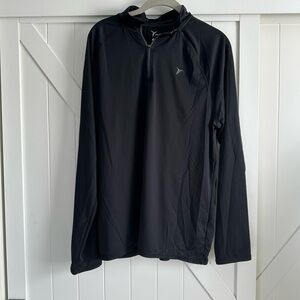 EUC Men's Old Navy Active Go Dry Black Athletic Long Sleeve Shirt Size Large